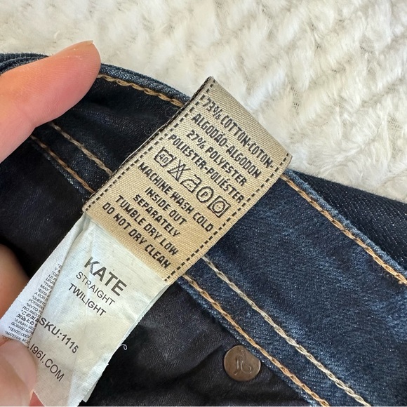 DL1961 Kate Slim Straight Denim, Twilight, size 29 - Picture 7 of 13